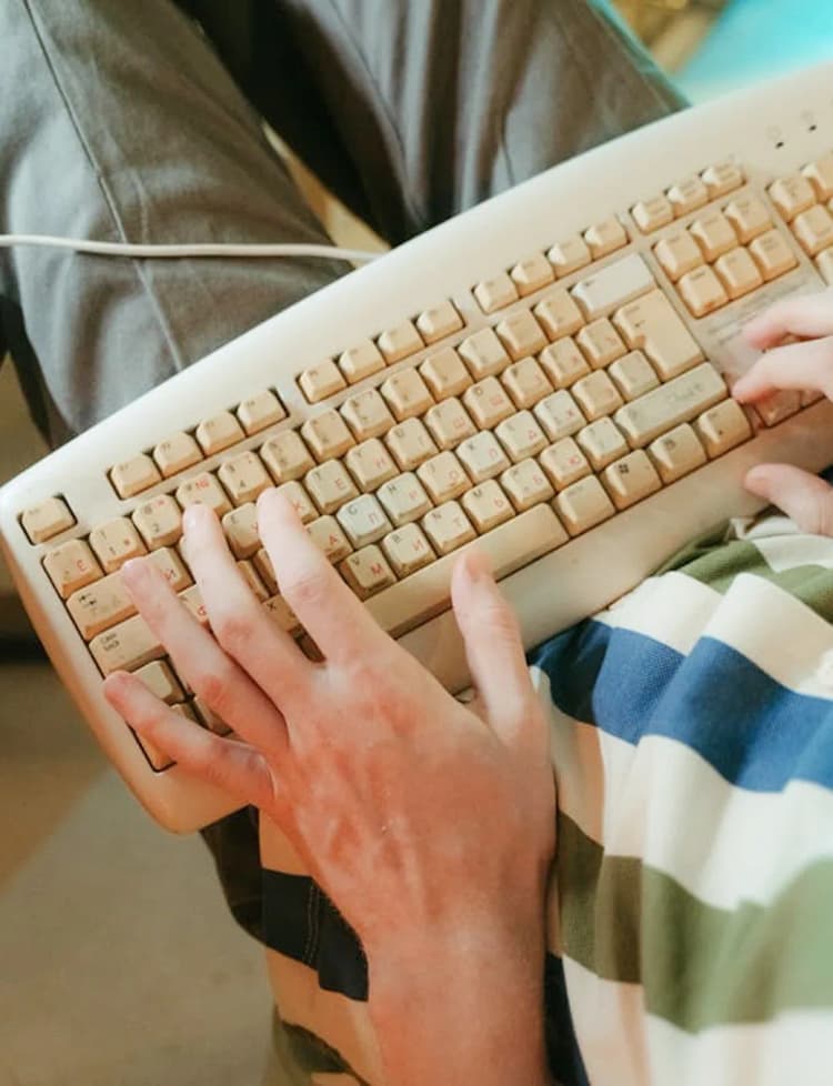 A diverse group of people engaged in various activities