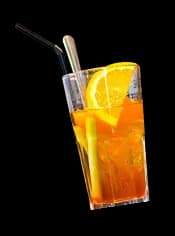 Glass of orange juice