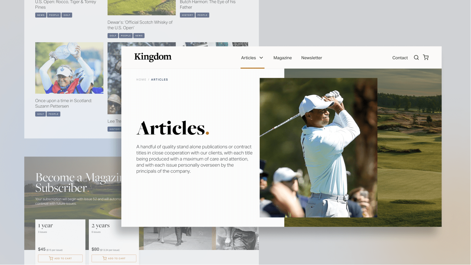A Digital Landscape for All Things Golf